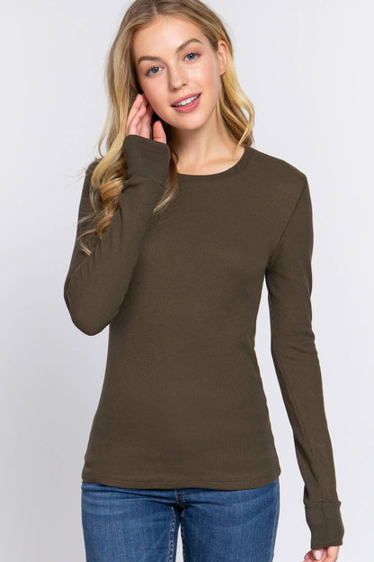 The Weekend Thermal Crew Neck (5 Colors)