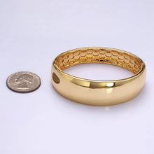 Load image into Gallery viewer, 24k Gold Filled Minimalist Cuff Bangle Bracelet | WA-2517
