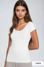 Load image into Gallery viewer, Cap Sleeve Scoop Neck Top
