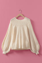 Load image into Gallery viewer, Nora Lace Yoke Sweater
