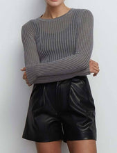 Load image into Gallery viewer, Sheer Stripe Knit Sweater
