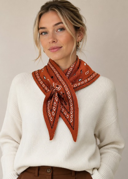 Handkerchief Pull Through Scarf (4 Colors)