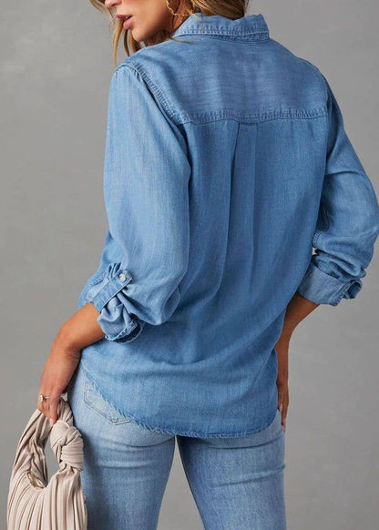 The Soft Denim Button Down Shirt