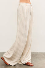 Load image into Gallery viewer, Striped Wide Leg Vest/Pant Set
