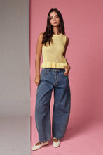 Load image into Gallery viewer, Ciara Knit Peplum Top (2 Colors)
