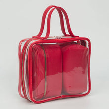 Load image into Gallery viewer, Transparent Travel Cosmetic Bag Set
