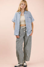 Load image into Gallery viewer, Weekend Chambray Oversized Shirt
