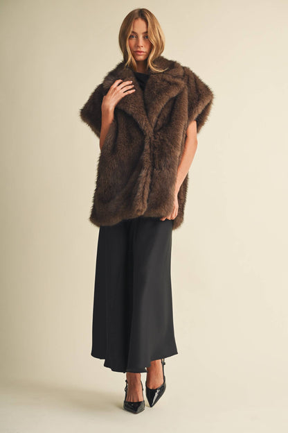 The Lux Faux Fur Vest