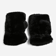 Load image into Gallery viewer, Faux Fur Fingerless Gloves

