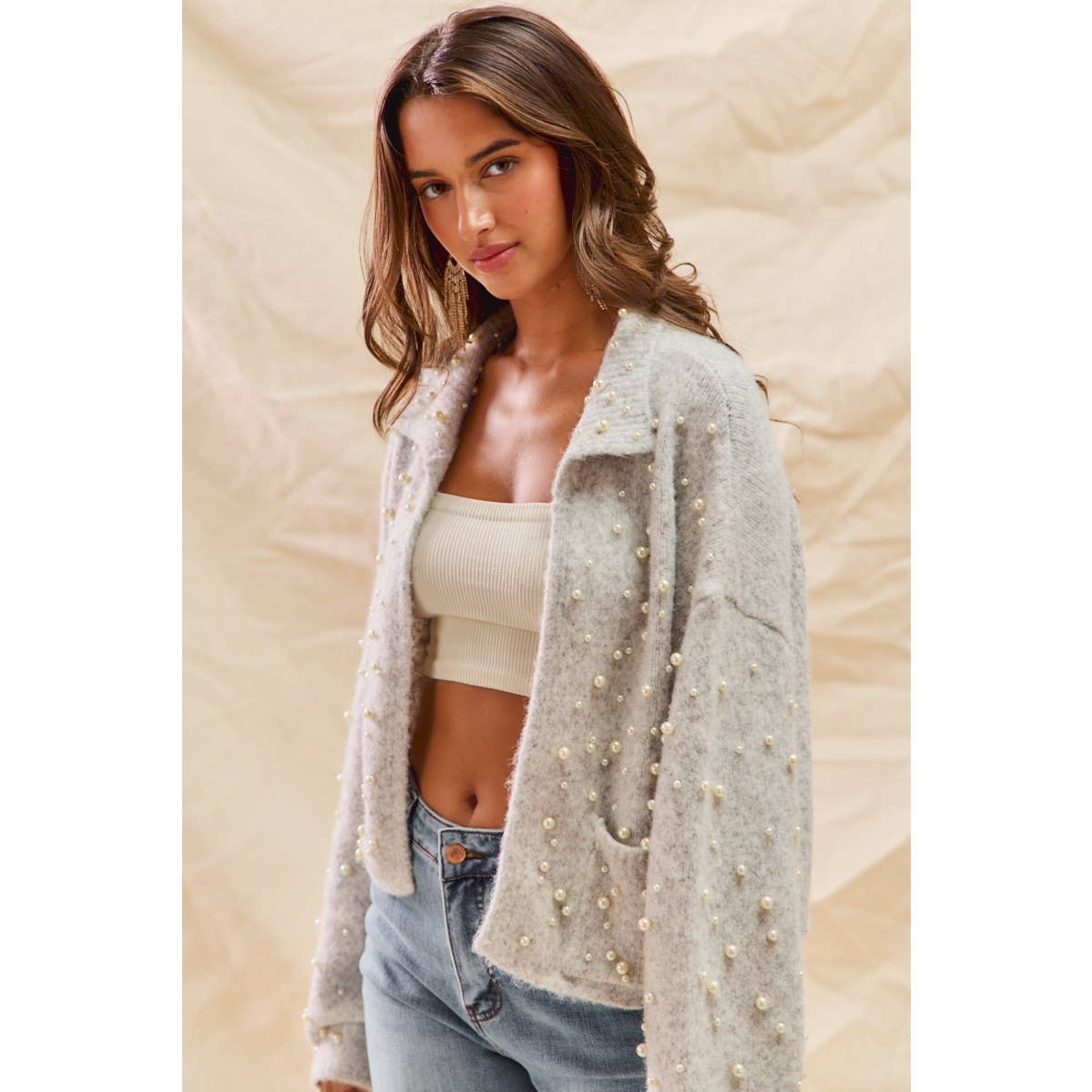 The Estelle Pearl Cardigan