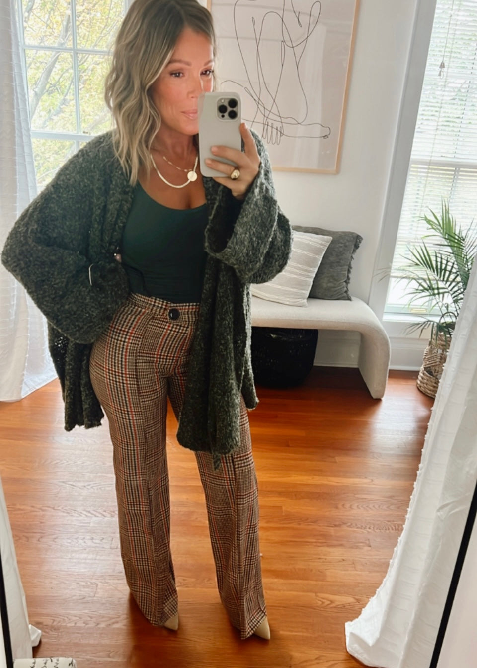 Mad For Plaid High Waisted Pant