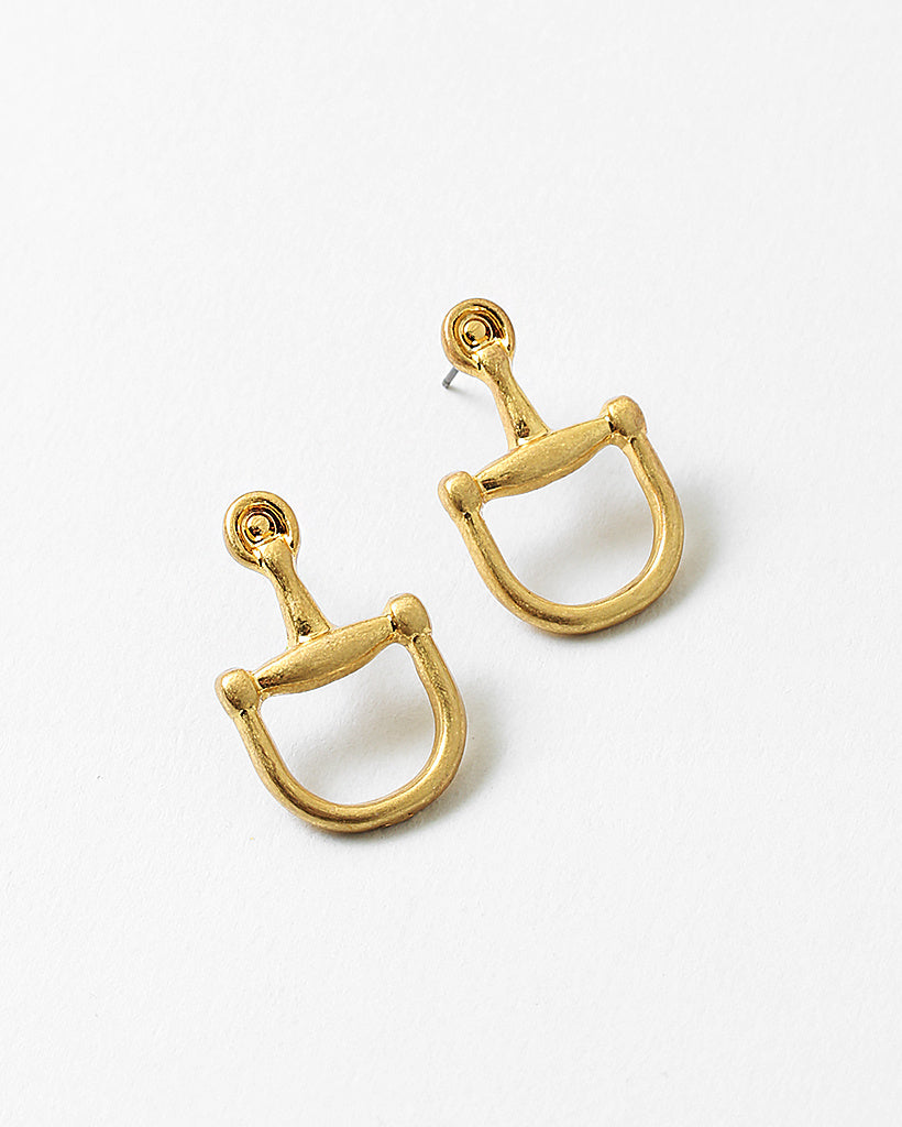 The Equestrian Gold Earrings