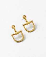 Load image into Gallery viewer, The Equestrian Gold Earrings
