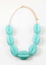 Load image into Gallery viewer, Resin Stone Statement Necklace
