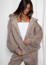 Load image into Gallery viewer, Essential Lounge Fleece Zip Up Hoodie (2 Colors)
