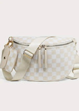Load image into Gallery viewer, Boardwalk Checkered Crossbody Bag
