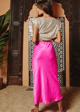 Load image into Gallery viewer, Sia Satin Midi Skirt (2 Colors)
