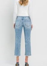 Load image into Gallery viewer, Lora High Rise Cropped Straight Jean
