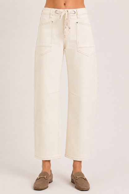 The Hudson Slouchy Slim Barrel Jean