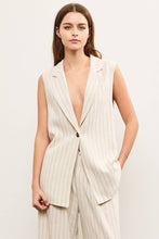 Load image into Gallery viewer, Striped Wide Leg Vest/Pant Set
