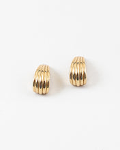 Load image into Gallery viewer, Luxe Ribbed Hoops
