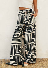 Load image into Gallery viewer, Wren Abstract Print Wide Leg
