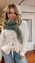 Load image into Gallery viewer, Mohair Square Blanket Scarf
