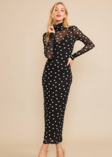 Load image into Gallery viewer, The Polka Dot Mesh Maxi Dress
