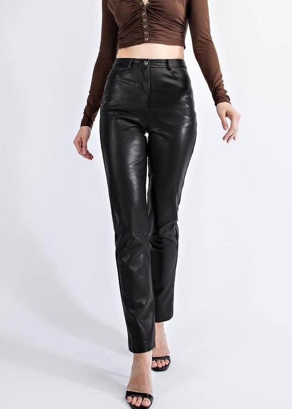 The Trace Faux Leather Pant