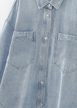 Load image into Gallery viewer, Stella Loose Denim Shacket
