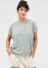 Load image into Gallery viewer, Capped Sleeve Mineral Wash T-Shirt (4 Colors)
