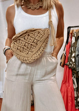Load image into Gallery viewer, Sea Bright Macrame Sling Bag
