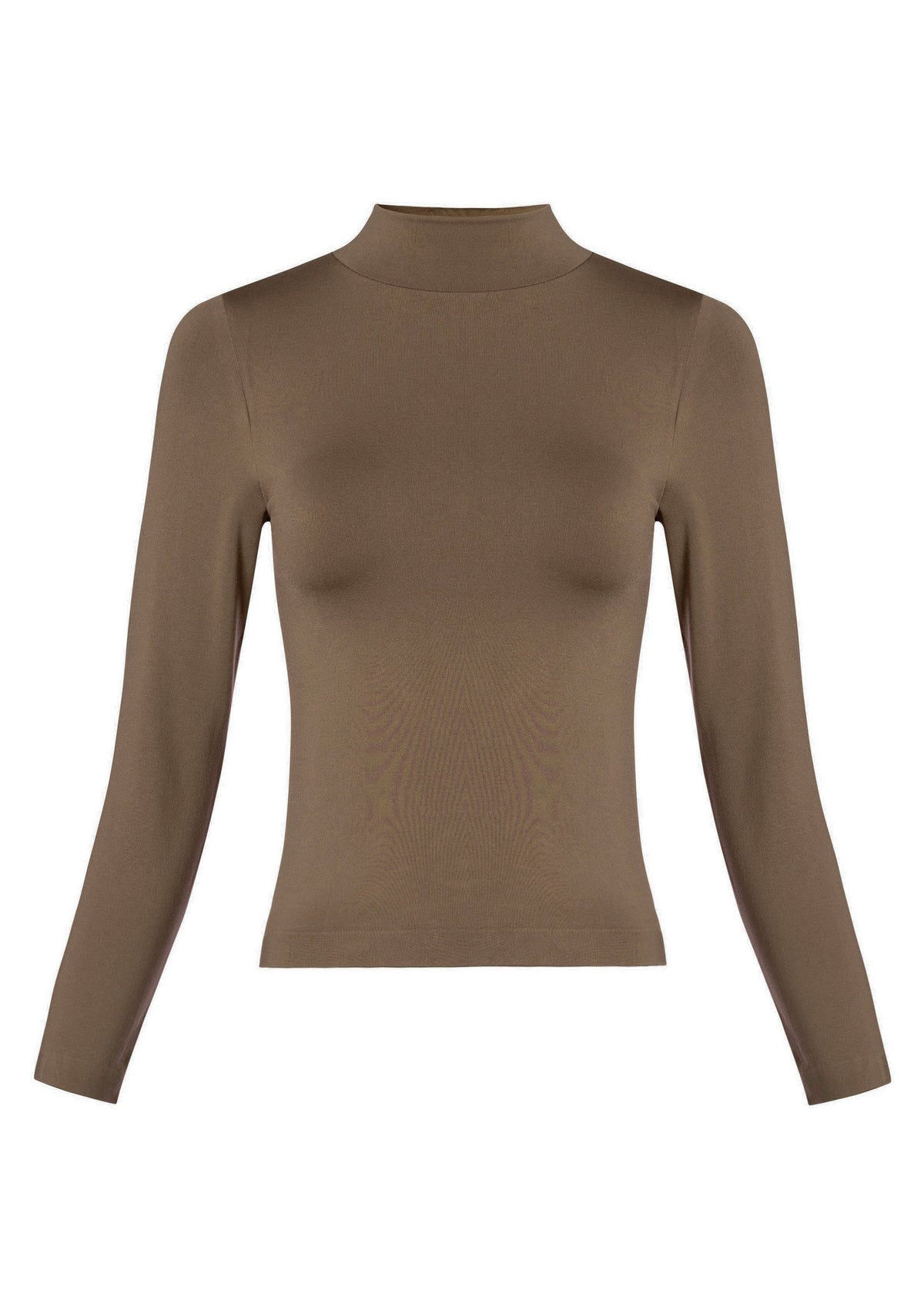 Smooth Mock Neck Long Sleeve (2 Colors)