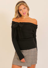 Load image into Gallery viewer, The Noelle Bow Knit Sweater (2 Colors)
