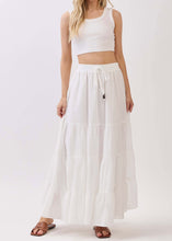 Load image into Gallery viewer, Coconut Tiered Maxi Skirt
