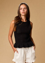 Load image into Gallery viewer, Ciara Knit Peplum Top (2 Colors)
