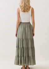 Load image into Gallery viewer, Coconut Tiered Maxi Skirt
