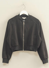 Load image into Gallery viewer, The Midtown Suede Bomber Jacket
