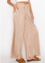Load image into Gallery viewer, The Quinn Satin Wide Leg Pant

