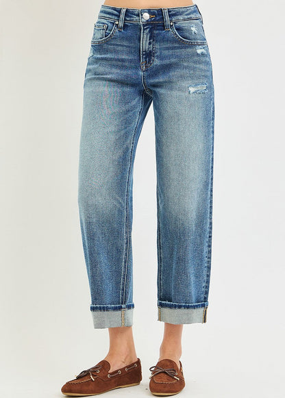 The Drew Mid Rise Slouchy Boyfriend Jean