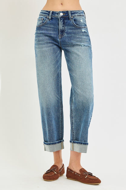 The Drew Mid Rise Slouchy Boyfriend Jean
