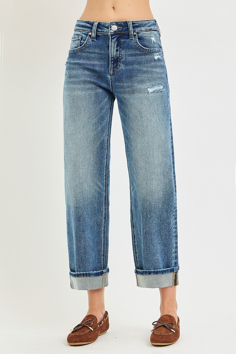 The Drew Mid Rise Slouchy Boyfriend Jean