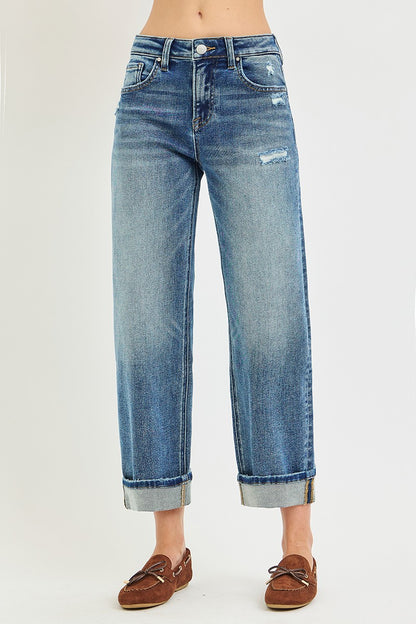 The Drew Mid Rise Slouchy Boyfriend Jean