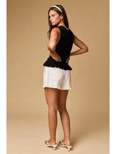 Load image into Gallery viewer, Ciara Knit Peplum Top (2 Colors)
