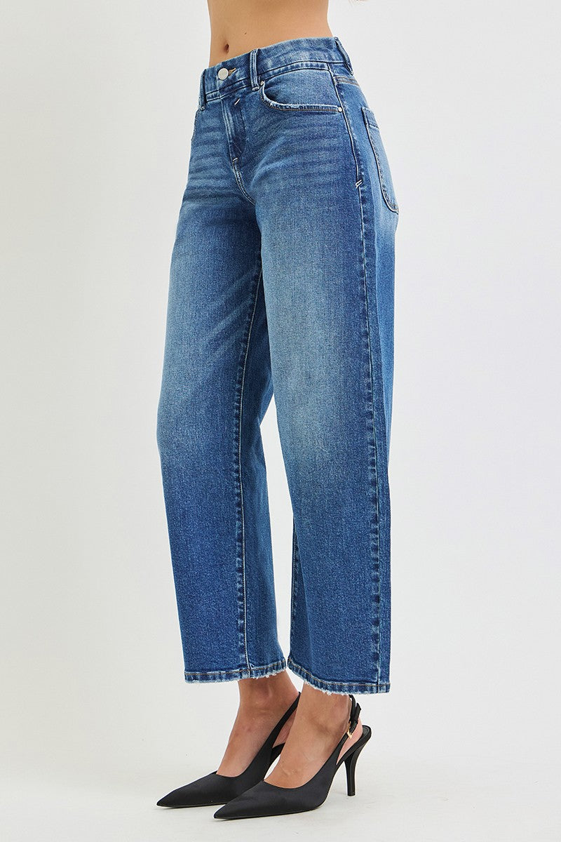 The Alexia Slouchy Crop Barrel Jean