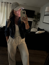 Load image into Gallery viewer, Essential Lounge Fleece Wide Leg Sweatpant
