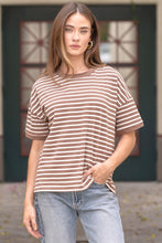 Load image into Gallery viewer, Stripe Knit Tshirt
