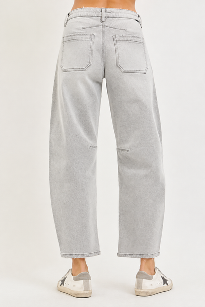 The Hayden Patch Pocket Barrel Jean