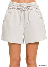 Load image into Gallery viewer, Ziggy Acid Wash Fleece Drawstring Shorts (3 Colors)
