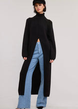 Load image into Gallery viewer, Make A Statement Tunic Sweater Dress With Front Slit (2 Colors)
